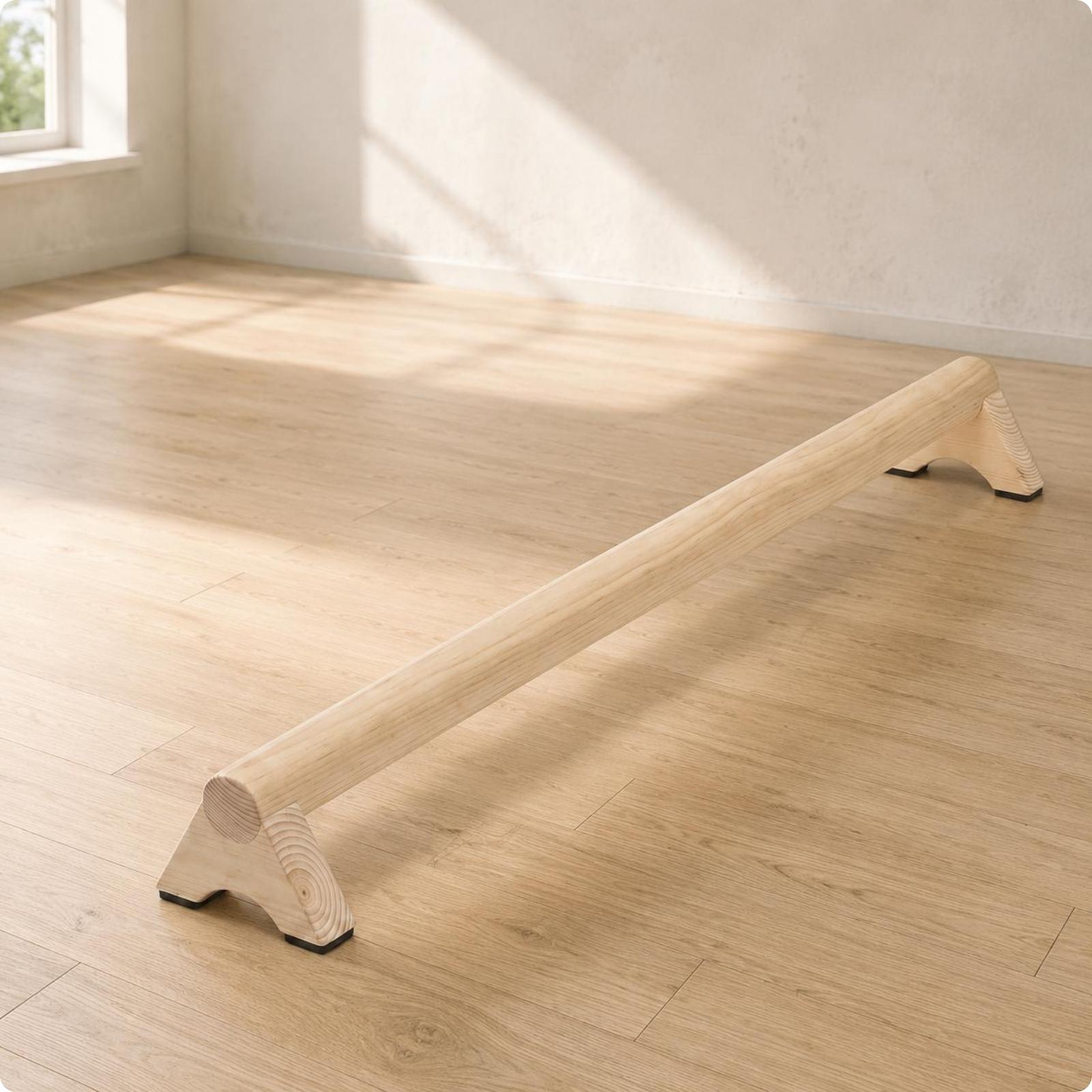 Wooden Balance Beam Trainer fo - Pilates Yoga Home 评论和价格