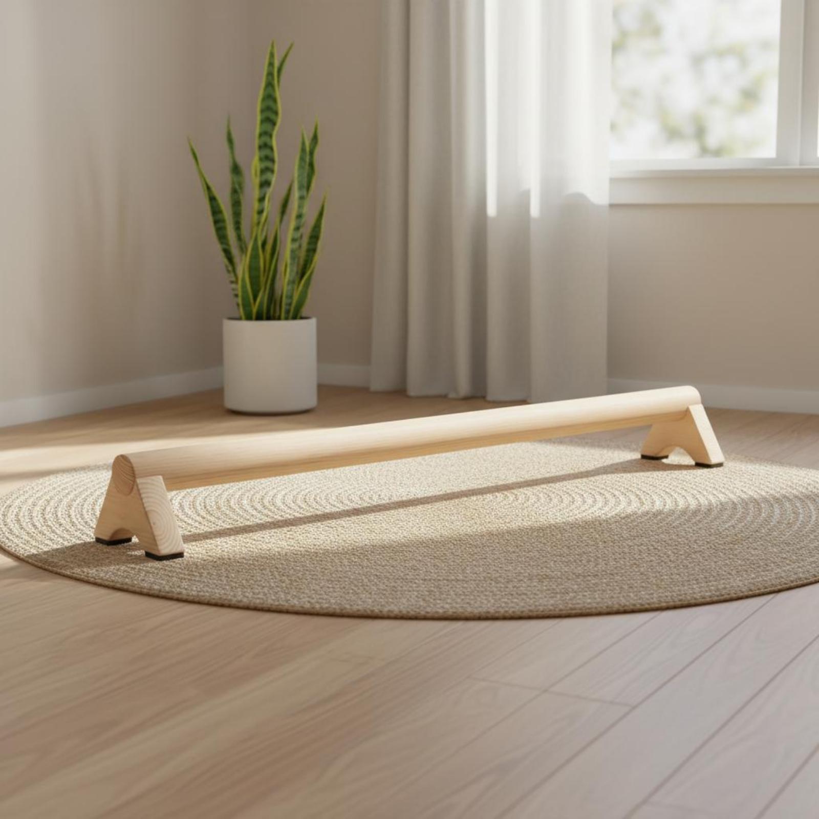 Wooden Balance Beam Trainer fo - Pilates Yoga Home 评论和价格