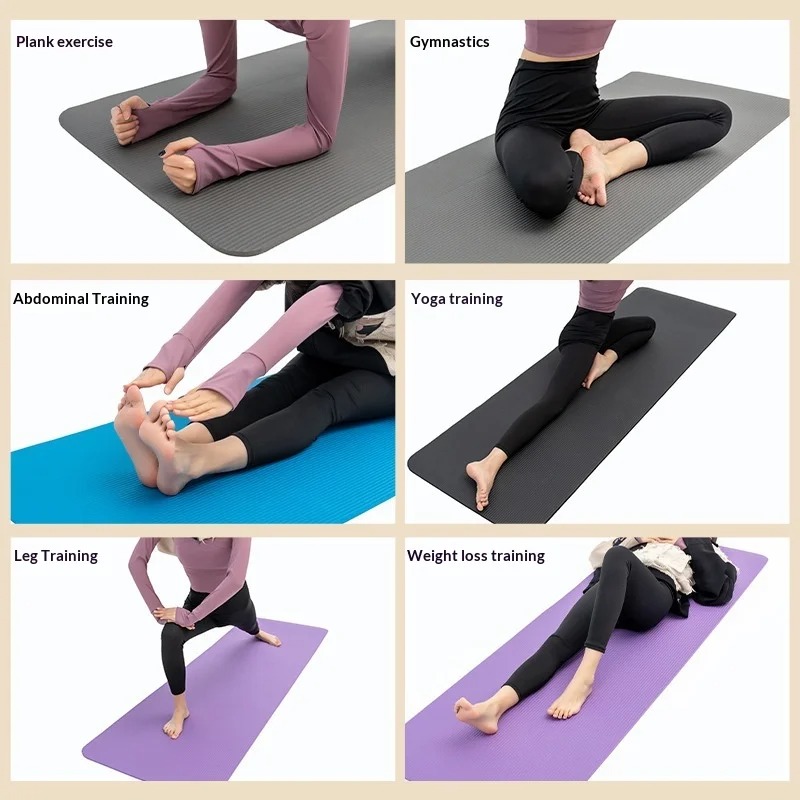 Extra Thick Non Slip Yoga Mat  - Pilates Yoga Home 评论和价格