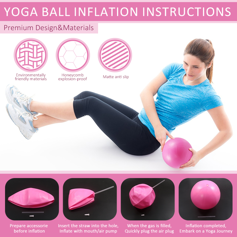 Pilates Ball Resistance Bands  - Pilates Yoga Ball Workout 评论和价格