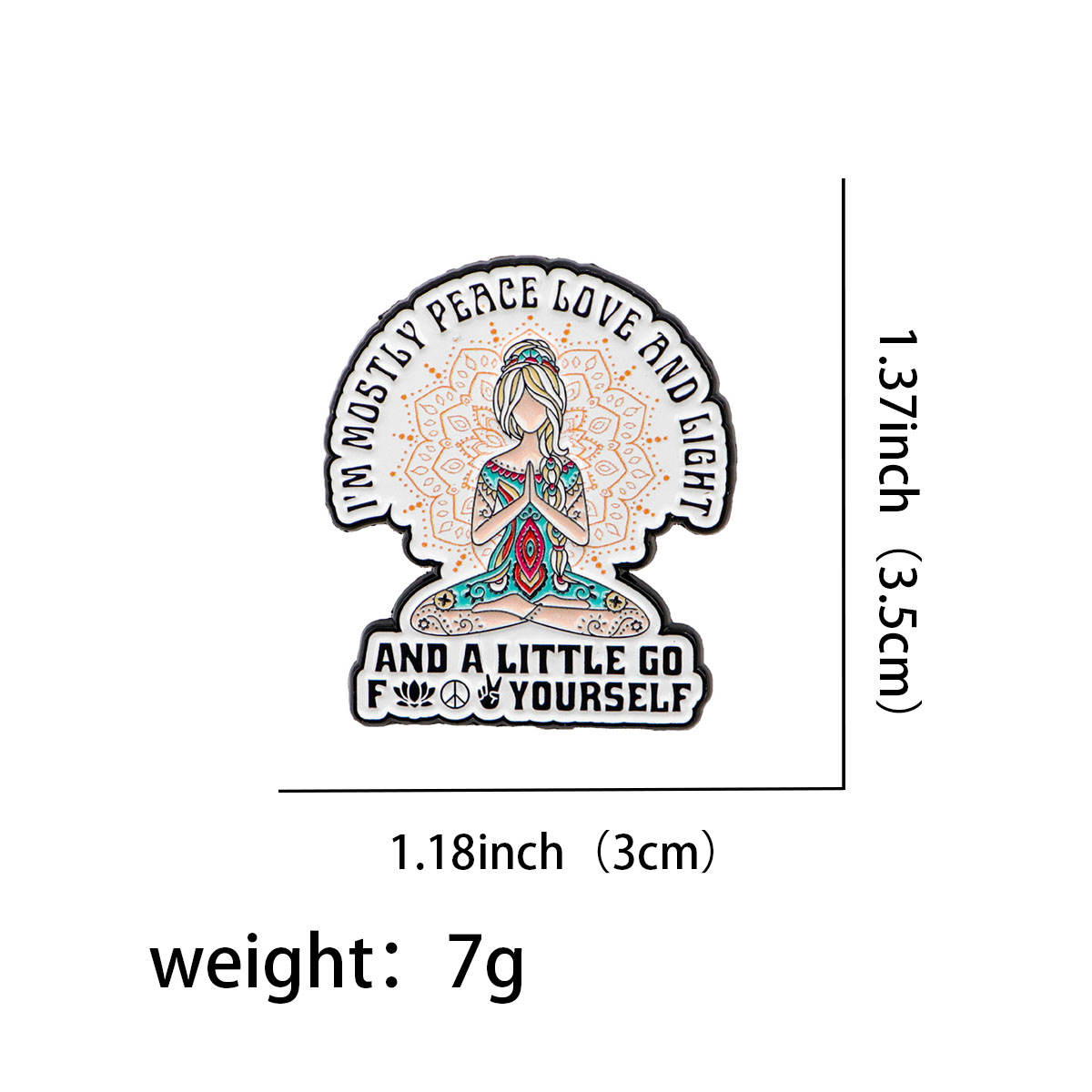 Funny Yoga Enamel Pins Humorou - Pilates Yoga Bag 评论和价格