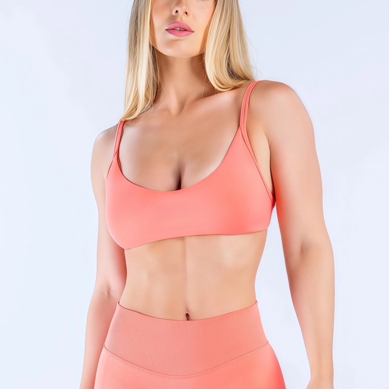 HISTELLO Impact Scoop Neck Bra - Pilates Yoga Wrap Top 评论和价格
