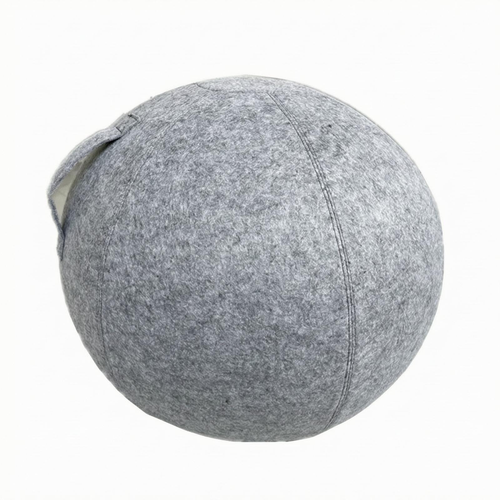 Felt Yoga Ball Cover with Hand - Pilates Yoga Ball Workout 评论和价格