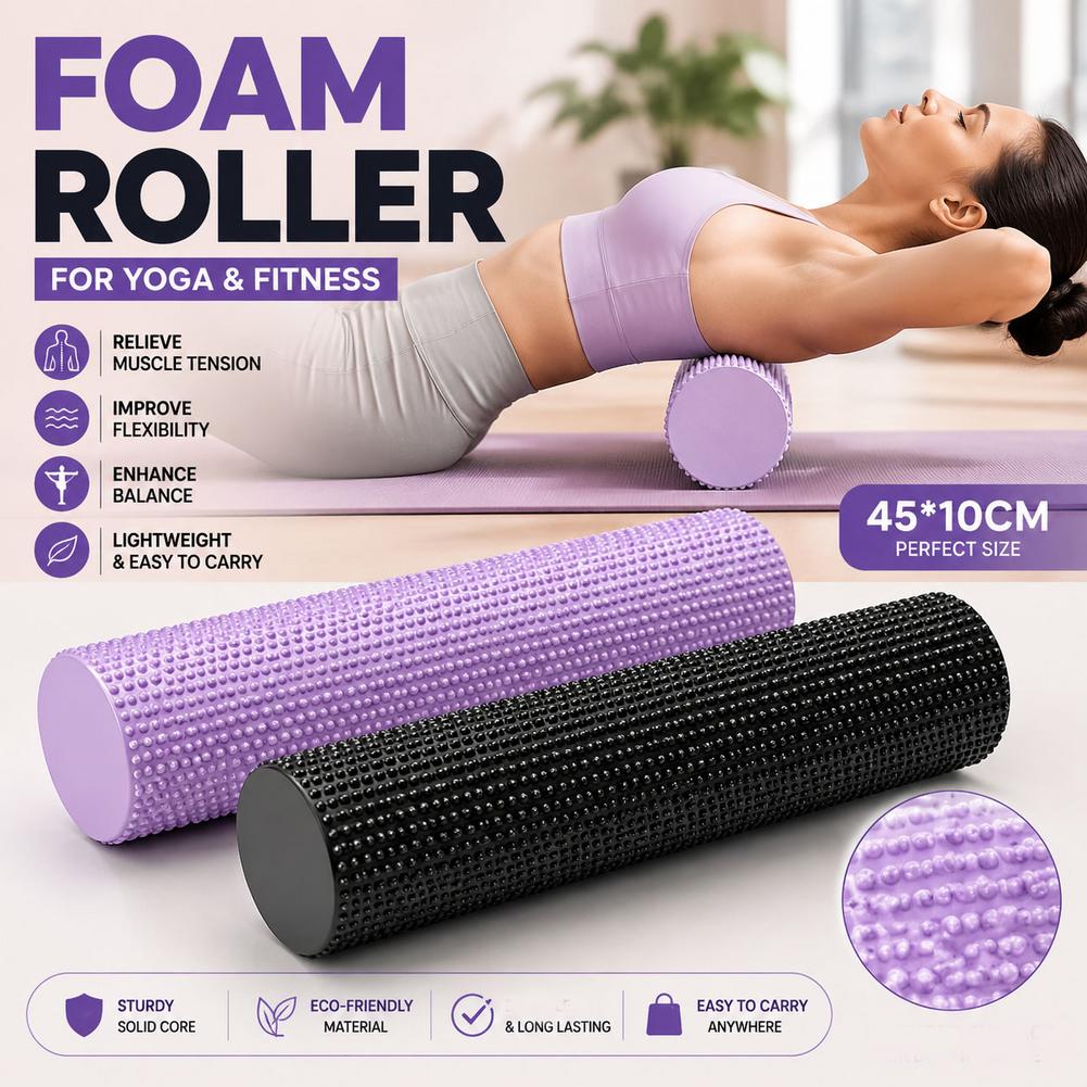Yoga Foam Roller EVA High Dens - Pilates Yoga Home 评论和价格