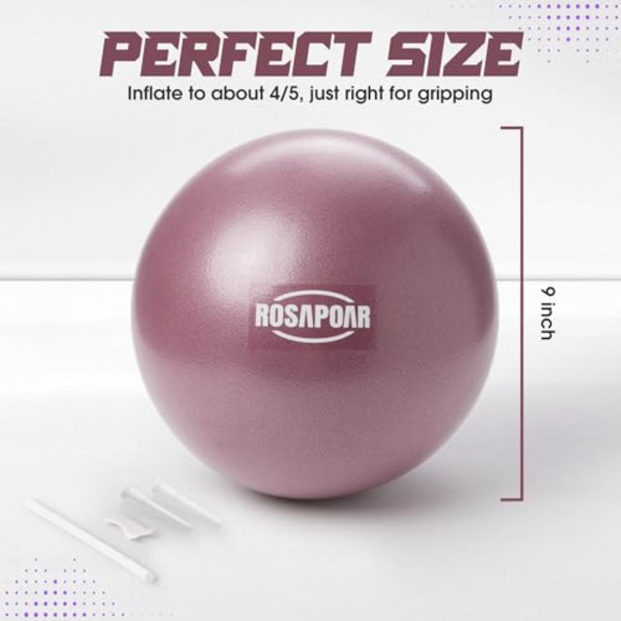 Small Exercise Ball - 9 Inch M - Pilates Yoga Ball Workout 评论和价格