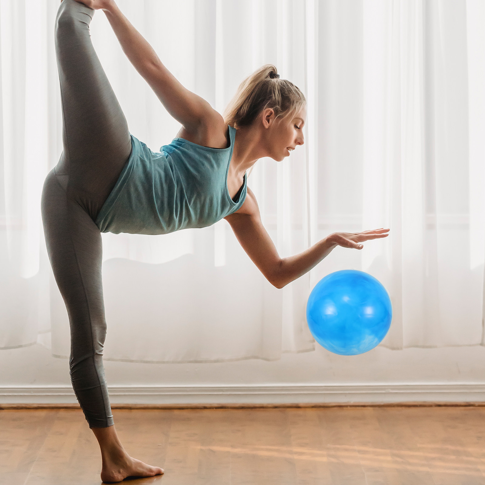 25 Cm Colorful Watercolor Desi - Pilates Yoga Ball Workout 评论和价格