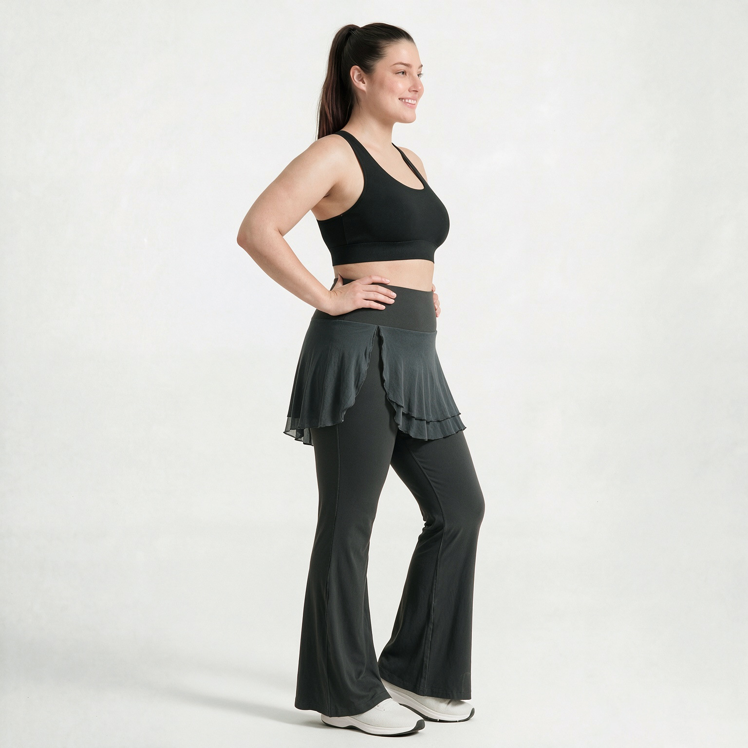 Plus Size Soft Motion Straight - Pilates Yoga Legging 评论和价格