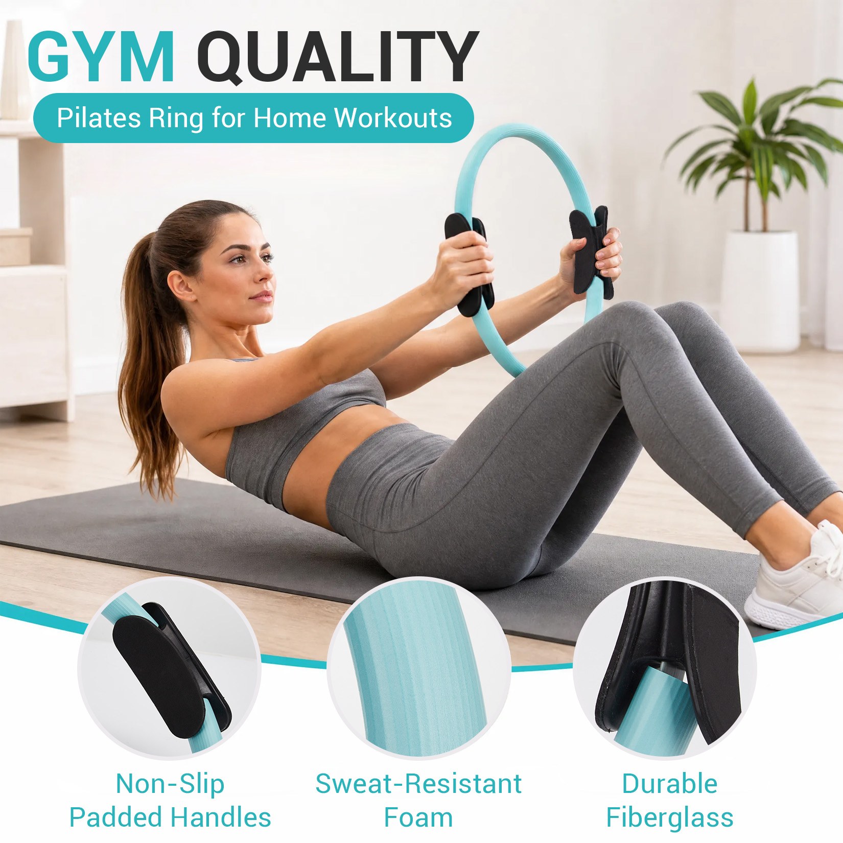 Pilates Training Set, 6-in-1 P - Pilates Yoga Ball Workout 评论和价格